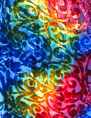 Devore Velvet Scarves in brilliant colours