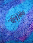 Silk Shawls featuring Blue Water Dreaming Aboriginal designs