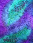 Silk Shawls featuring Blue Water Dreaming Aboriginal designs