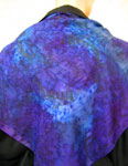 Square Silk Scarves featuring Blue Water Dreaming Aboriginal designs