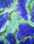 Square Silk Scarves featuring Blue Water Dreaming Aboriginal designs
