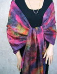 Silk Shawls featuring Inland Aboriginal designs