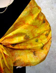 Silk Shawls featuring Inland Aboriginal designs
