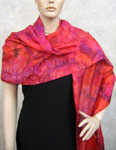 Silk Shawls featuring Inland Aboriginal designs