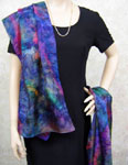 Silk Shawls featuring Inland Aboriginal designs