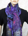Silk Shawls featuring Inland Aboriginal designs