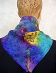 Square Silk Scarves featuring Inland Aboriginal designs