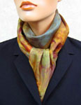 Square Silk Scarves featuring Inland Aboriginal designs