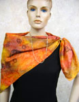 Square Silk Scarves featuring Inland Aboriginal designs