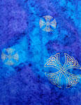 Square Silk Scarves featuring Celtic art designs