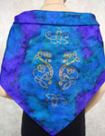 Square Silk Scarves featuring Celtic art designs