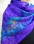Square Silk Scarves featuring Celtic art designs