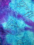Long Silk Scarves featuring Dolphin designs