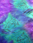 Long Silk Scarves featuring Dolphin designs