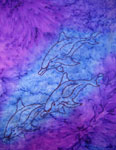 Silk Shawls featuring Dolphin designs
