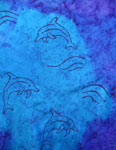 Square Silk Scarves featuring Dolphin designs