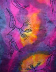 Pure Silk flowering gum shawls