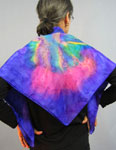 Pure Silk flowering gum square scarves