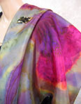 Pure Silk flowering gum square scarves