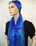 Pure Silk Long gum leaf scarves