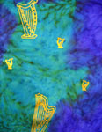 Square Silk Scarves featuring Harp designs