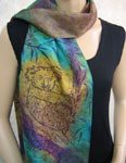 Long Silk Scarves featuring Koala designs