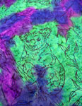 Long Silk Scarves featuring Koala designs