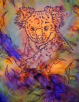 Square Silk Scarves featuring Koala designs