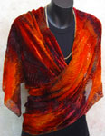 Devore Velvet painted Shawls