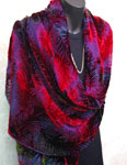 Devore Velvet painted Shawls