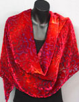 Devore Velvet painted Shawls