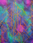 Silk Shawls featuring warp and weft designs