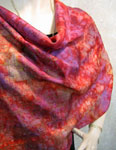 Silk Shawls featuring warp and weft designs