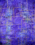 Square Silk Scarves featuring warp and weft designs