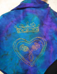 Silk Scarves featuring Celtic Luckenbooth designs