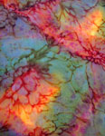 Silk Opal painted Long Scarves