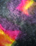 Silk Opal painted Square Scarves