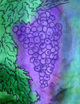 Square Silk Scarves featuring Vineyard Art designs