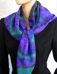 Square Silk Scarves featuring Vineyard Art designs