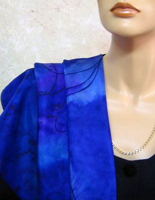 Pure Silk Scarves with Australian Flowering Gum designs