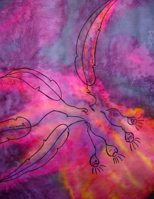 Pure Silk Scarves with Australian Flowering Gum designs