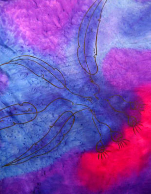 Pure Silk Scarves with Australian Flowering Gum designs