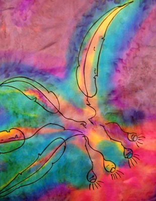 Pure Silk Scarves with Australian Flowering Gum designs