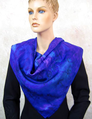 Pure Silk Scarves with Australian Flowering Gum designs