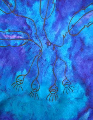 Pure Silk Scarves with Australian Flowering Gum designs