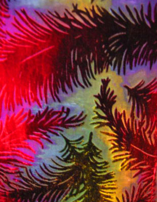 Devore Velvet Scarves in brilliant colours