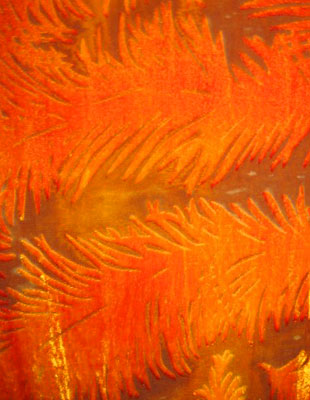 Devore Velvet Scarves in brilliant colours