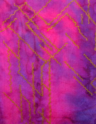Silk Shawls featuring warp and weft designs