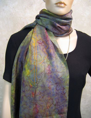 Silk Shawls featuring warp and weft designs