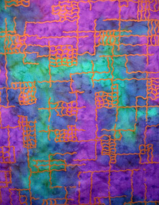 Silk Shawls featuring warp and weft designs